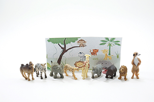 African Animal Assortment, 8 pieces